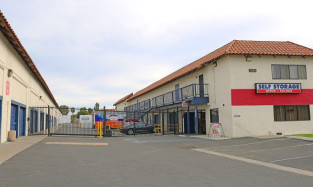 StorAmerica Oceanside self-storage facility front entrance and gate